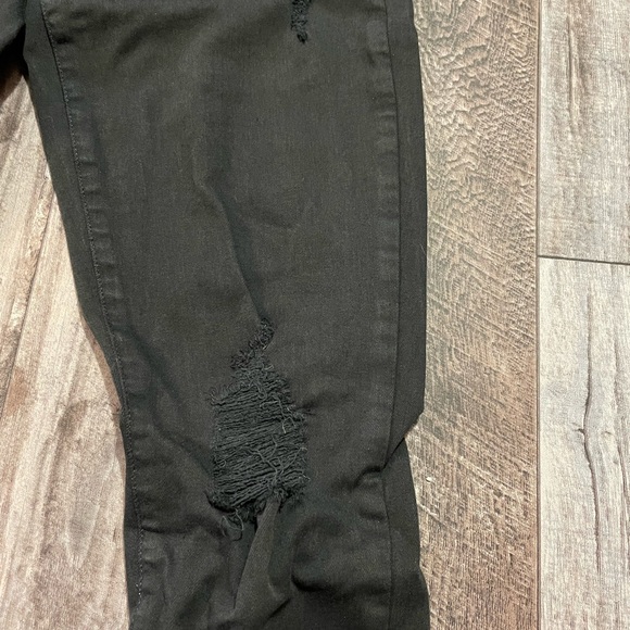 American Eagle skinny jeggings - super stretch size 8 black - Picture 2 of 8
